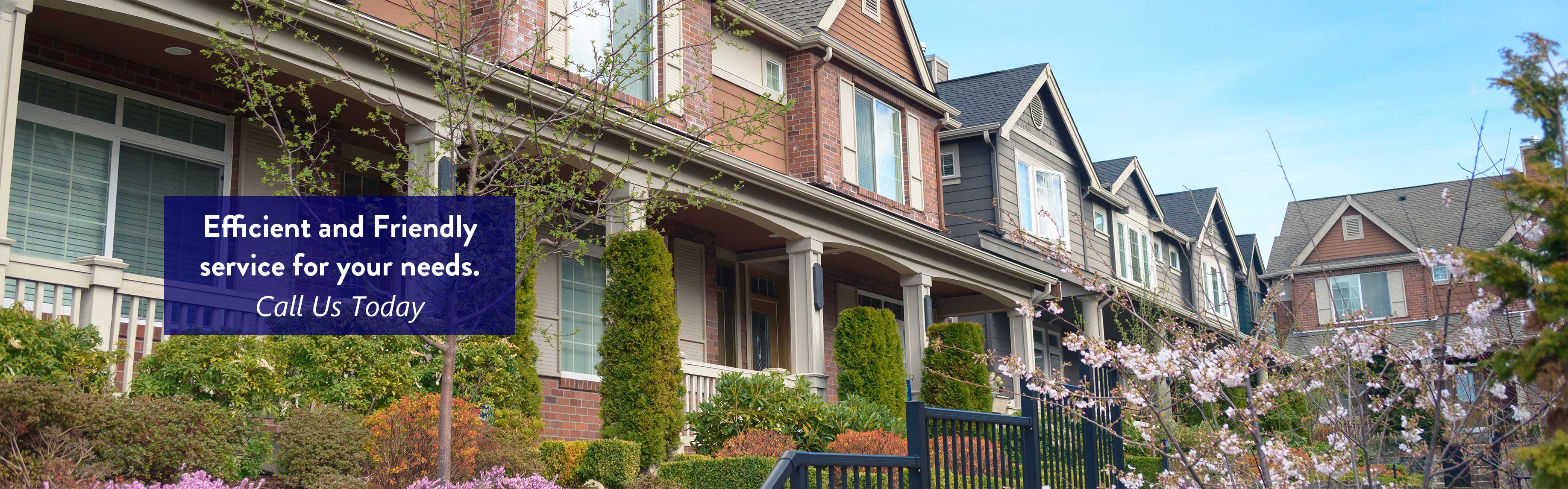 Sunny Townhomes with Gardens
